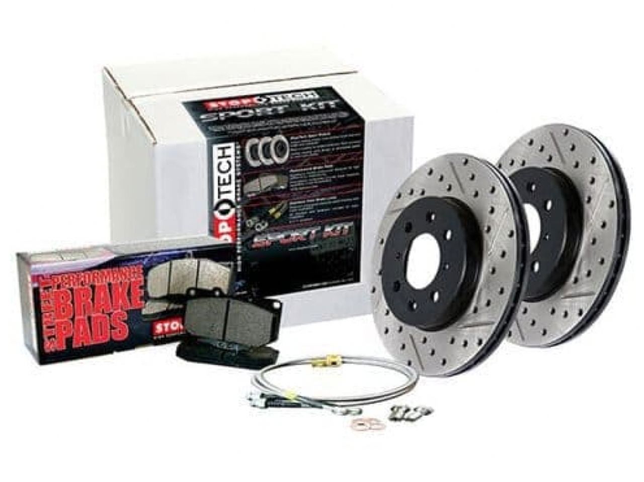 Sport Axle Pack, Drilled & Slotted, 4 Wheel