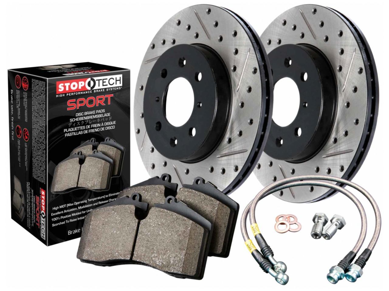 Street Axle Pack Drilled, Front