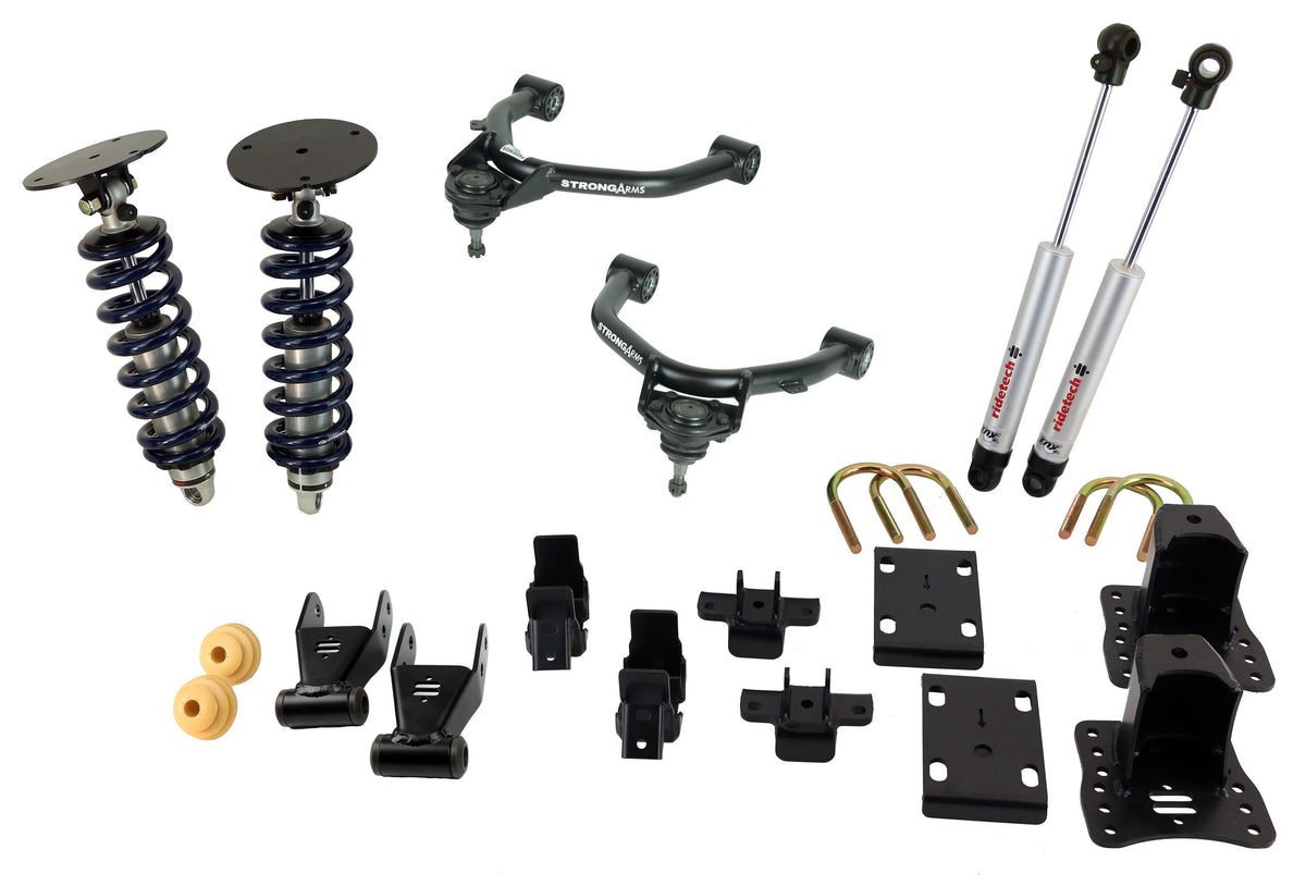 Ridetech 07-16 GM 1500 4WD (w/ OE Cast Steel Arms) StreetGrip Suspension System