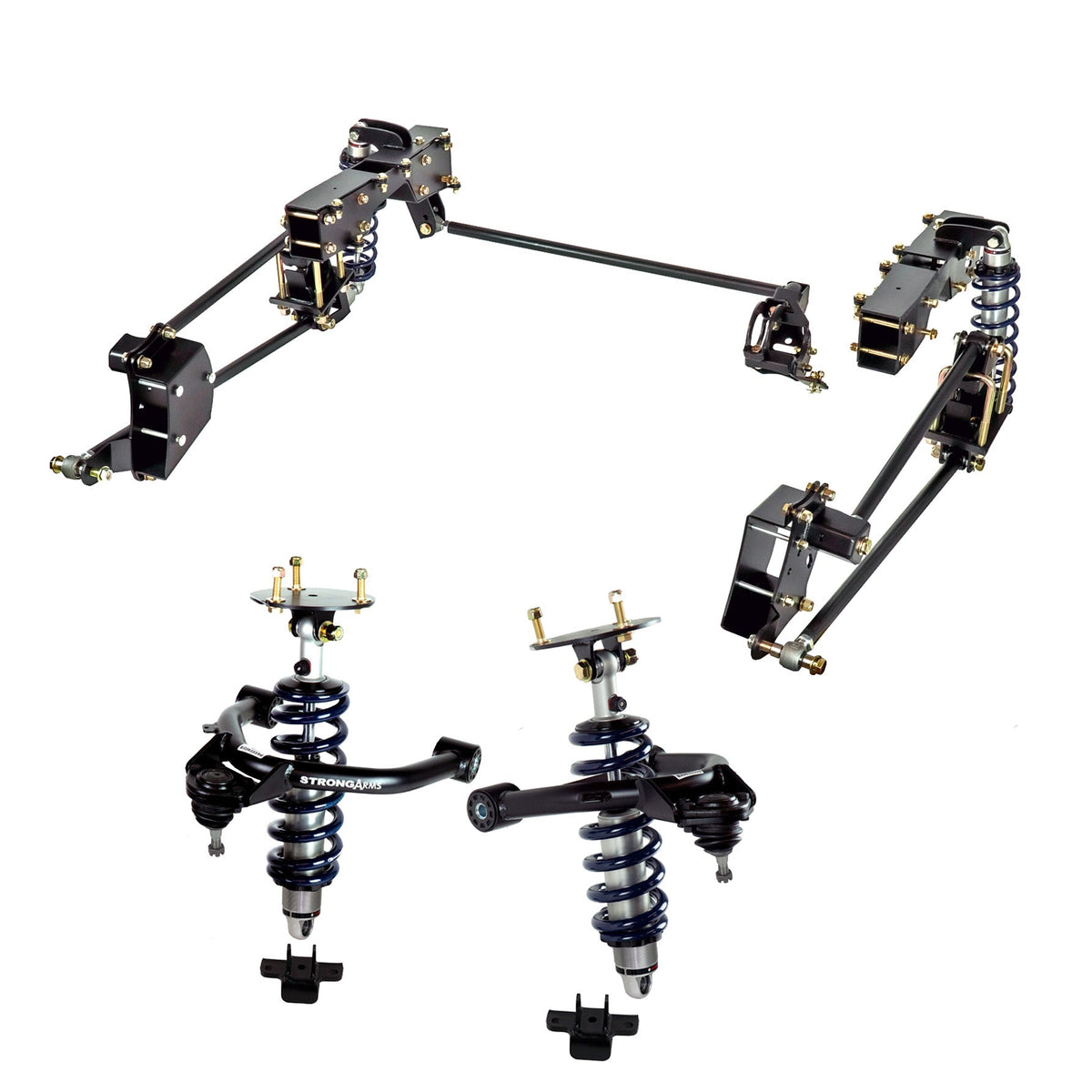 Ridetech 07-16 GM 1500 4WD (w/ OE Cast Steel Arms) Complete Coil-Over Suspension System
