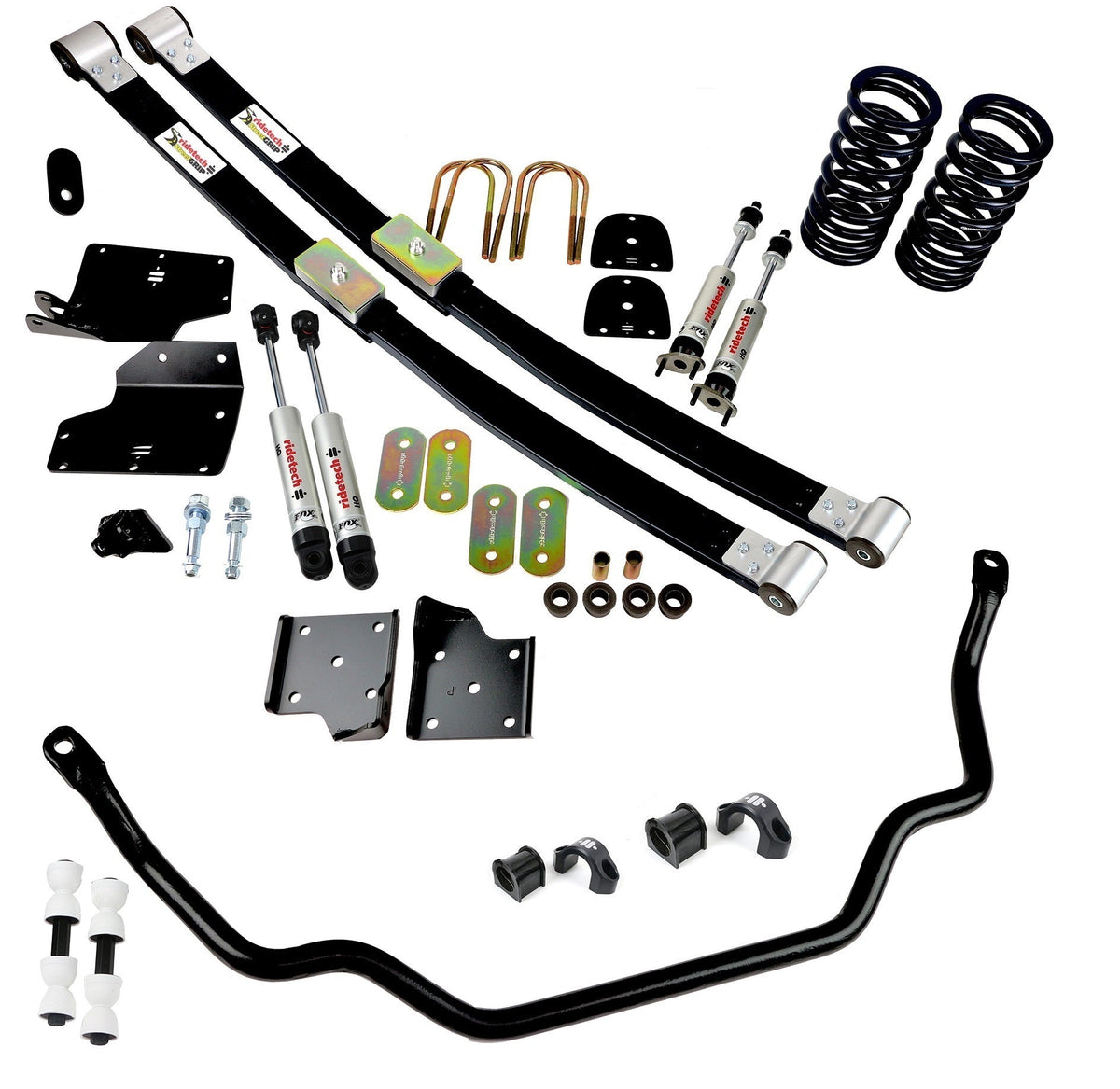 Ridetech 67-70 Ford Mustang Big Block StreetGRIP Suspension System w/o Bushing Kit