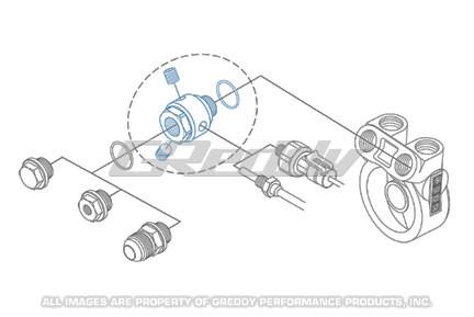 GReddy M18 Oil Cooler Block Sensor Adapter  **SPECIAL ORDER**