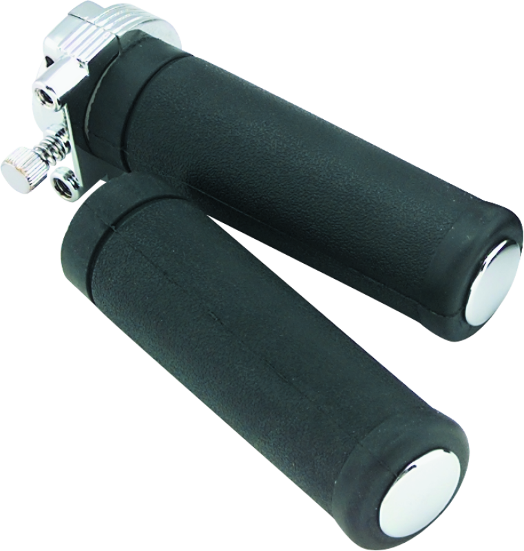 Bikers Choice 74-80 Big Twin/XL Chrome Single Cable Throttle Assembly W/Grips Replaces H-D 56500-79