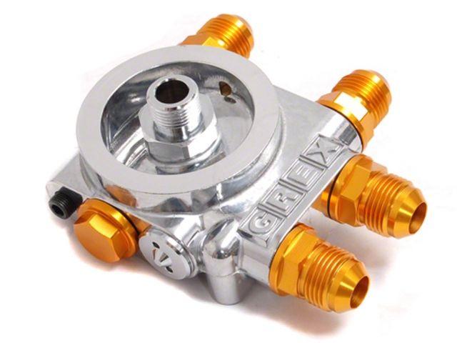 GReddy TYPE-I Oil Filter Relocation Block - Uses M20xP1.5 Oil Filter