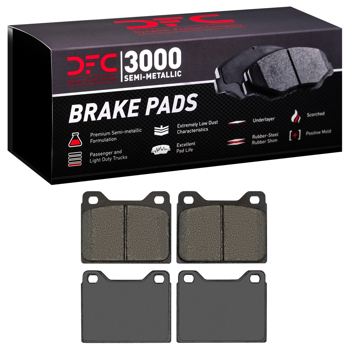 DFC 67-75 Volvo 2.44245164242142E+20 Front 3000 Semi-Metallic Brake Pads