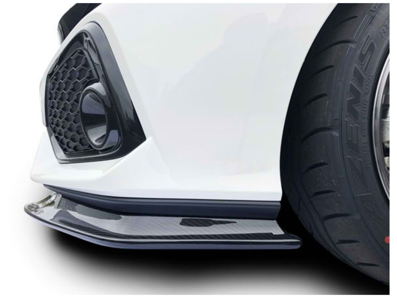 GReddy 2017+ Honda Civic Si Coupe/Sedan Front Lip Spoiler - Carbon
