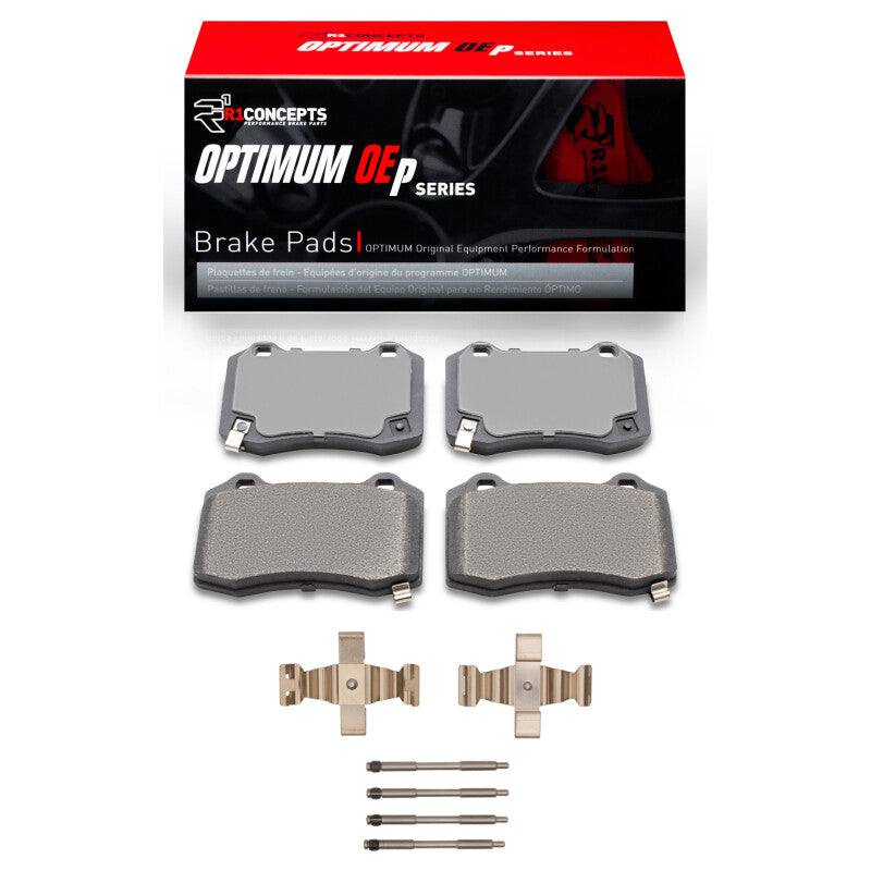 R1 12-17 Jeep Grand Cherokee Rear Optimum OE Pads & Hardware Kit