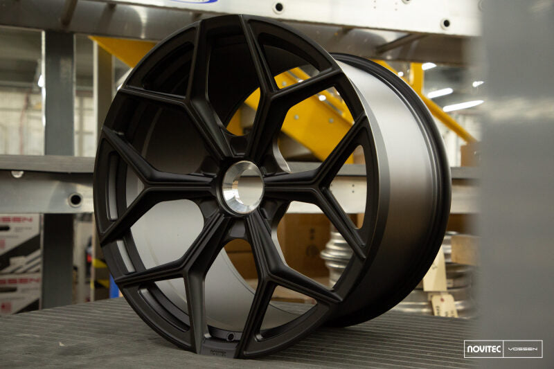 Vossen x Novitec NL4-Cl 20x9 ET:24 Satin Black Lamborghini Aventador Front Wheel