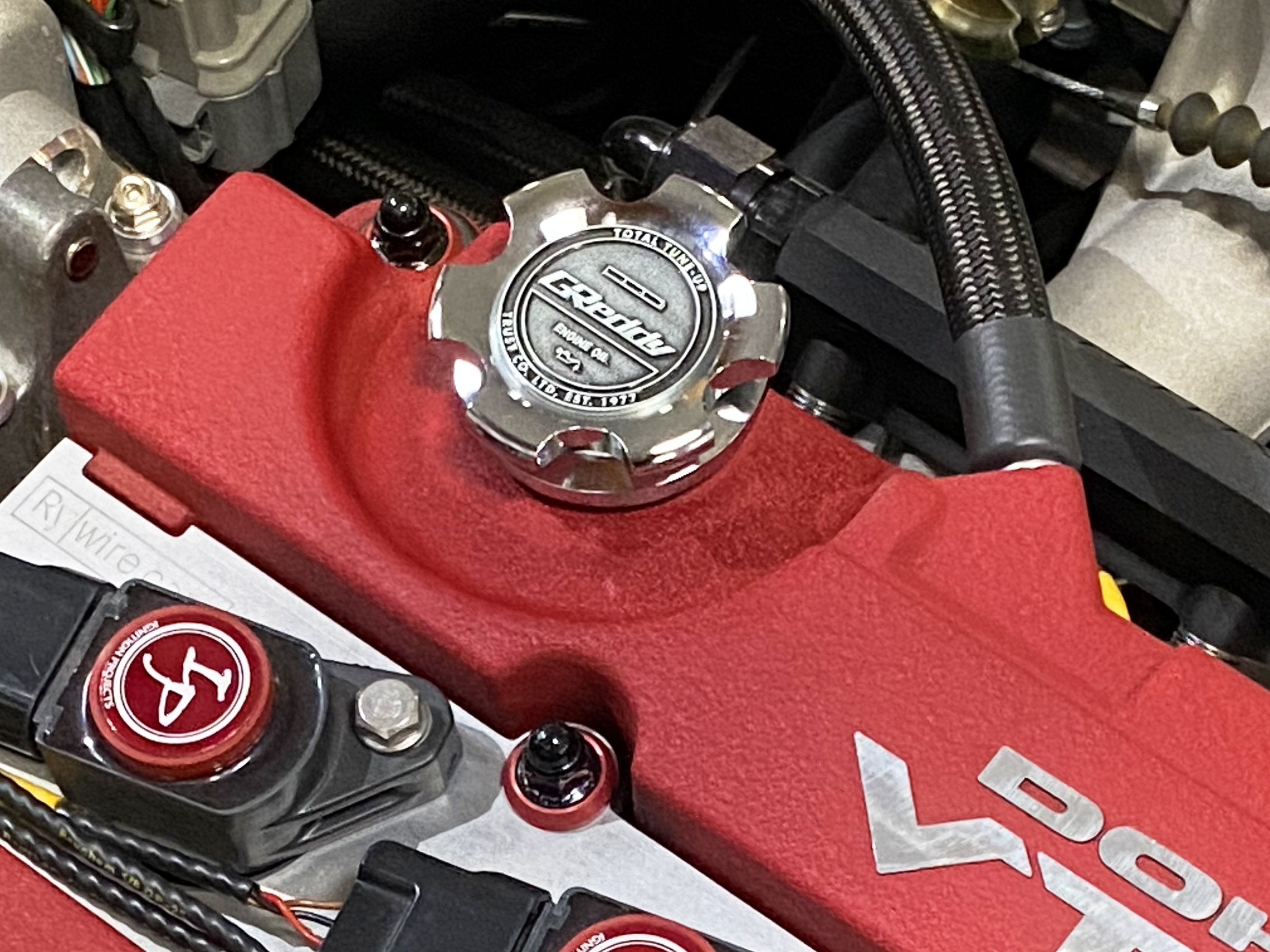 Greddy Type-B Oil Filler Cap Mazda 33.7 - Chrome