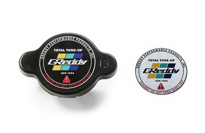 GReddy Type-S 1.3 Radiator Cap Most Nissan / Subaru / Mazda / Mitsubishi / Some Toyota - Black
