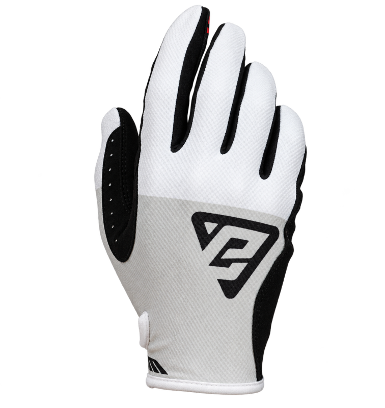 Answer  Ascent Gloves Grey/White/Black/Red Youth - Small