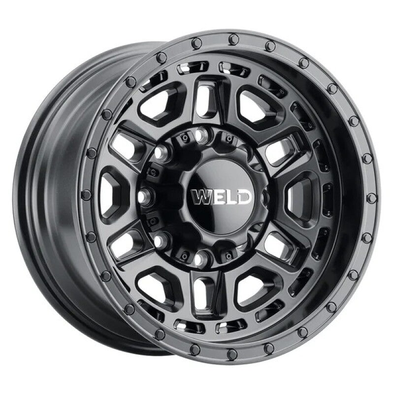 Weld Off-Road Crux 22x12in / 6x135 BP / ET -44 / 106.1mm Bore - Satin Black Wheel