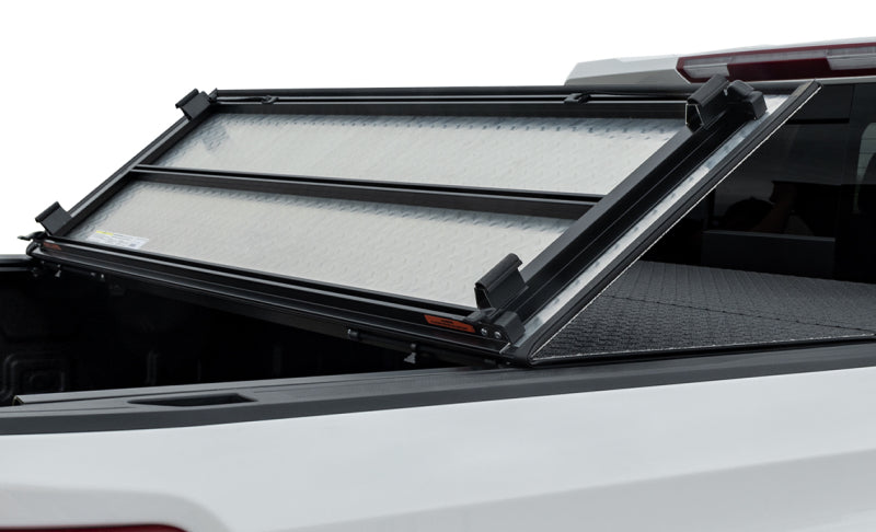 Access 2022+ Toyota Tundra 6ft 6in Bed (w/ Deck Rails) LOMAX Pro-Series Cover - Diamond Plate