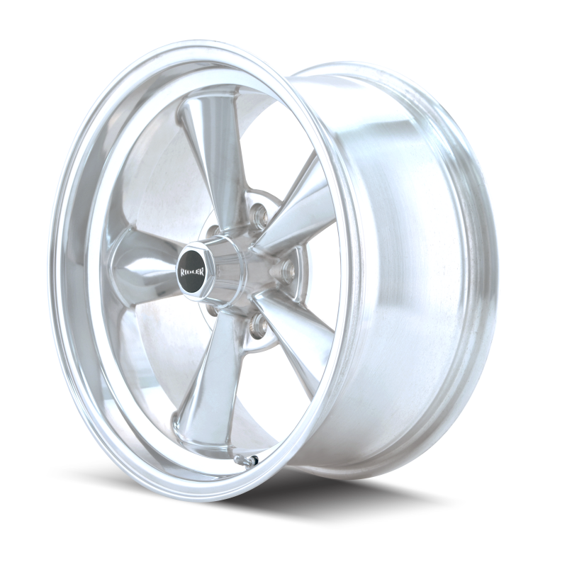 Ridler 675 15x8 / 5x120.65 BP / -12mm Offset / 83.82mm Hub Polished Wheel