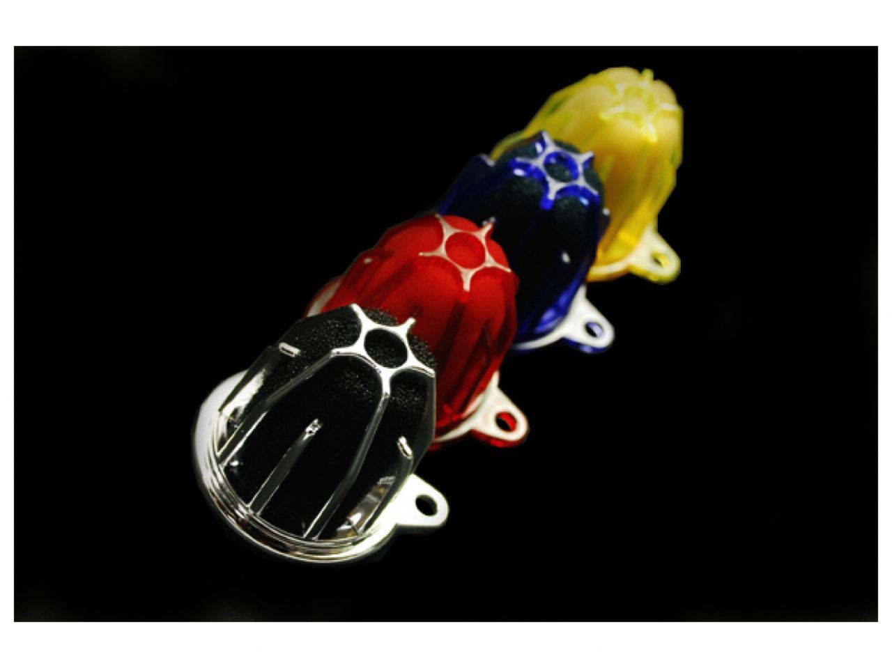 Weapon R Breather Filters Chrome