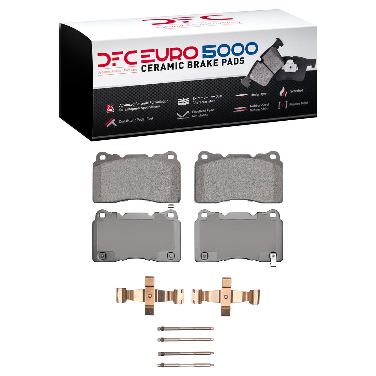 DFC 13-20 Buick Regal Front Euro 5000 Ceramic Brake Pads and Hardware Kit
