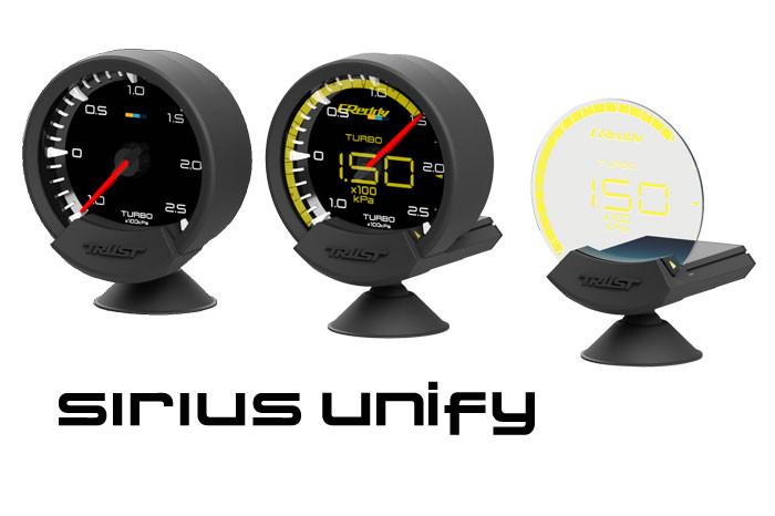 GReddy Sirius Unify Oil Pressure Gauge Set (Sirius Meter w/Oil Press Sensor Set & Vision Disp)