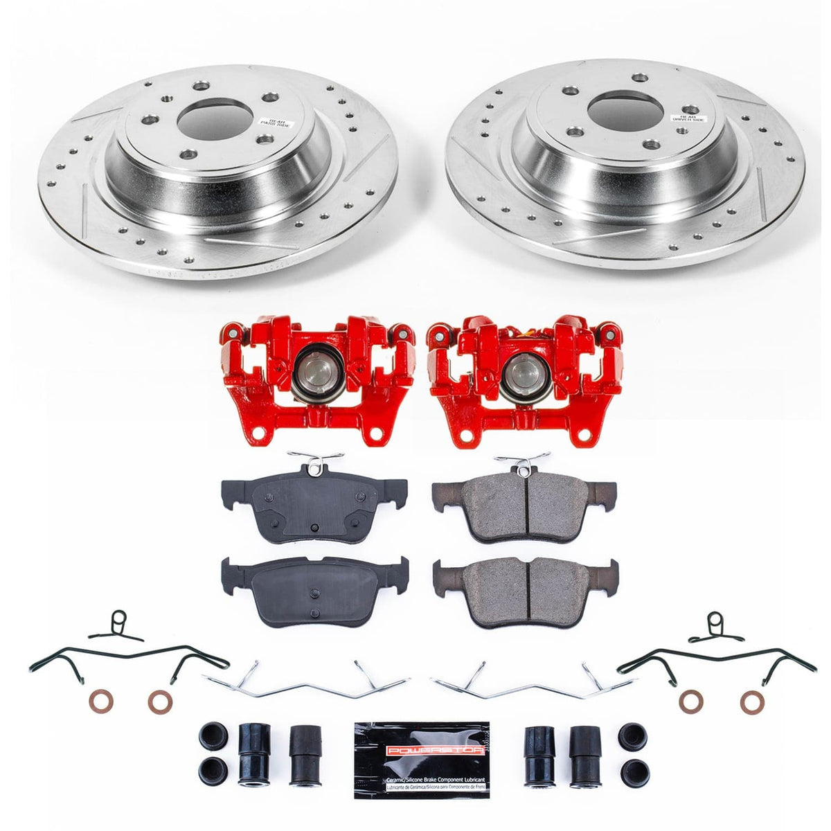 Power Stop 13-14 Lincoln MKZ Rear Z23 Evolution Kit w/Calipers