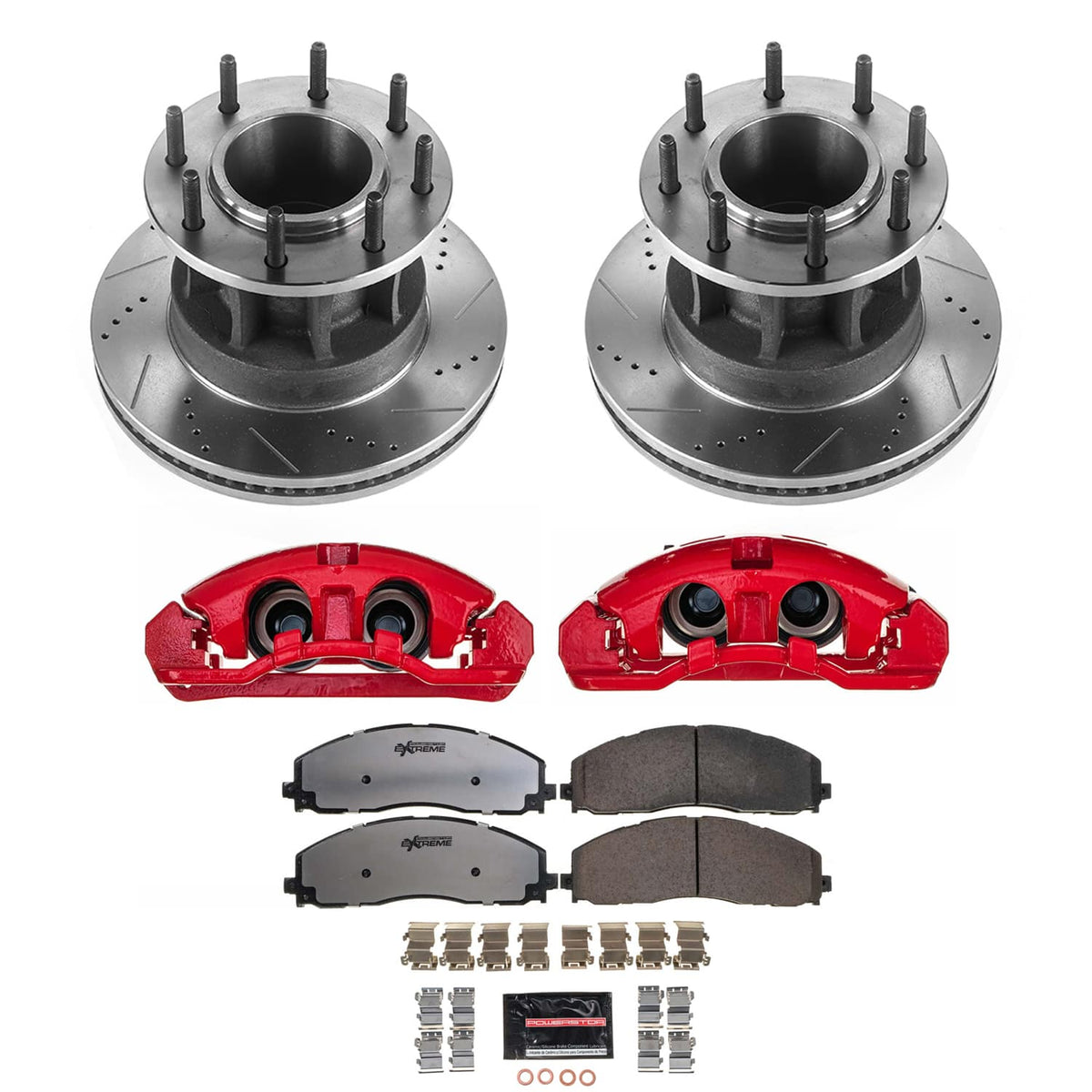 Power Stop 17-22 Ford F-350 Super Duty Front Z36 Truck & Tow Kit w/Calipers