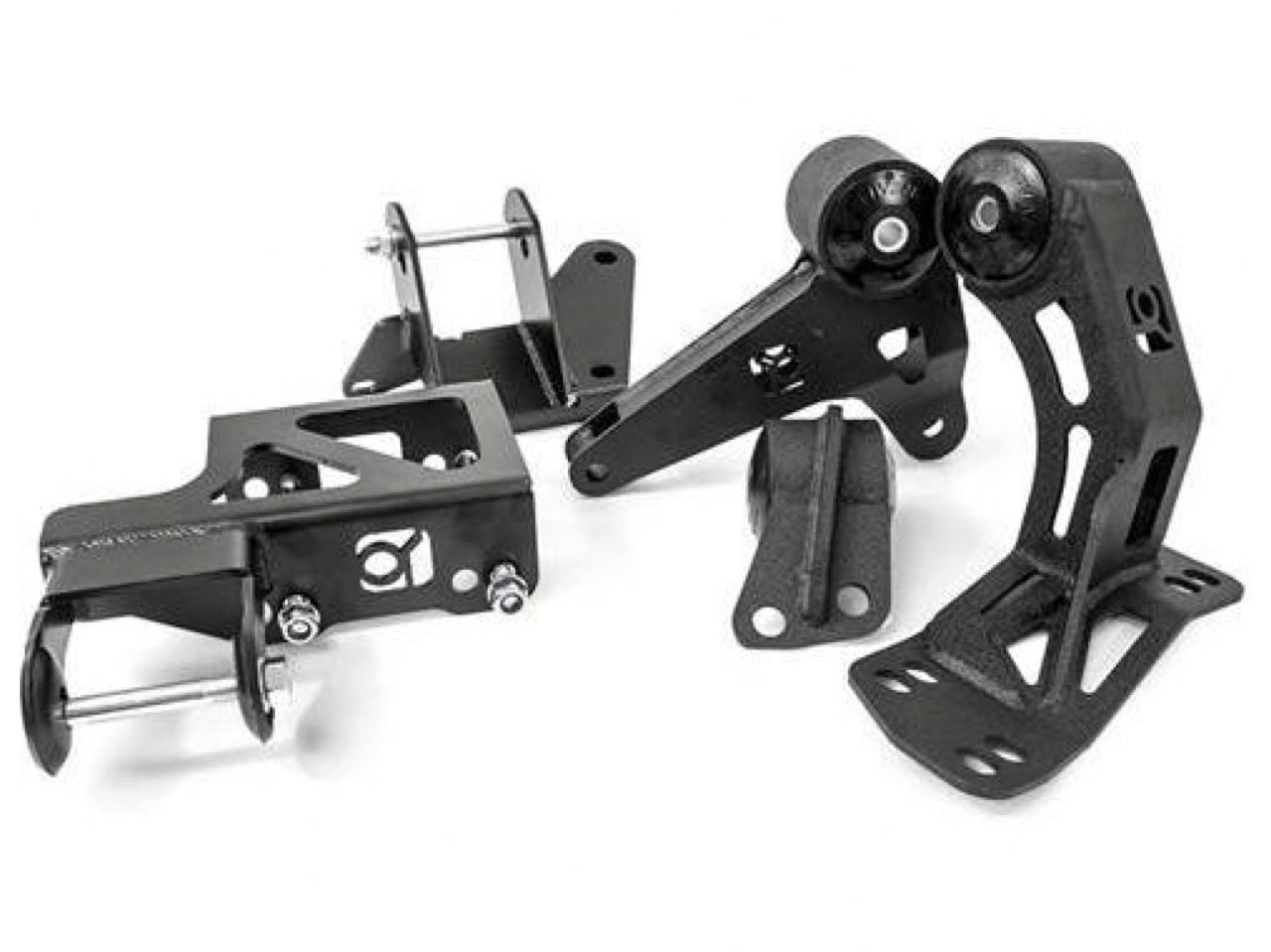 Innovative 94-01 Integra K-Series Black Steel Mounts 85A Bushings (Not K24 Trans)