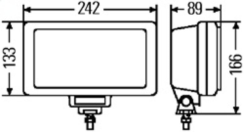 Hella 220 Series Jumbo Lamp H3 12V