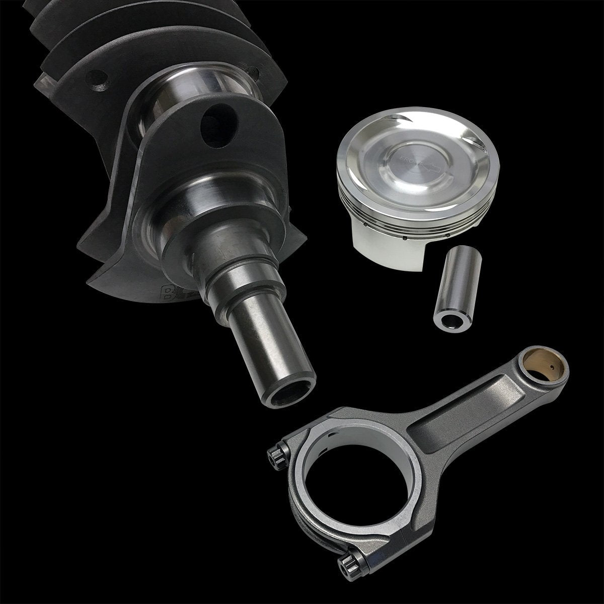 Brian Crower Subaru EJ257 STI Stroker Kit - 83mm Billet Crank/I Beam Rods (5.141in) Custom Pistons