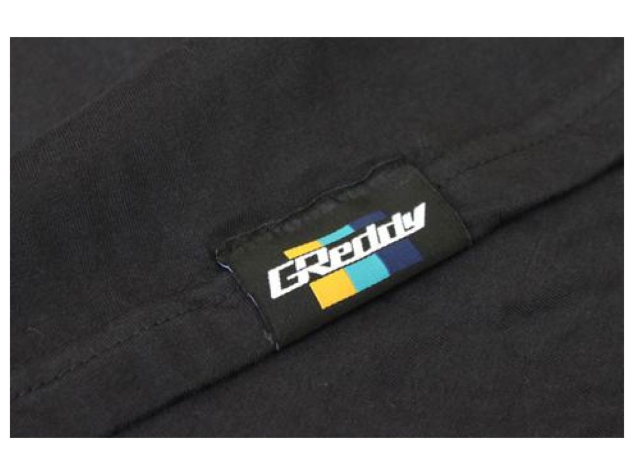 GReddy Classic 3-Stripe Logo T-Shirt - Large - Black