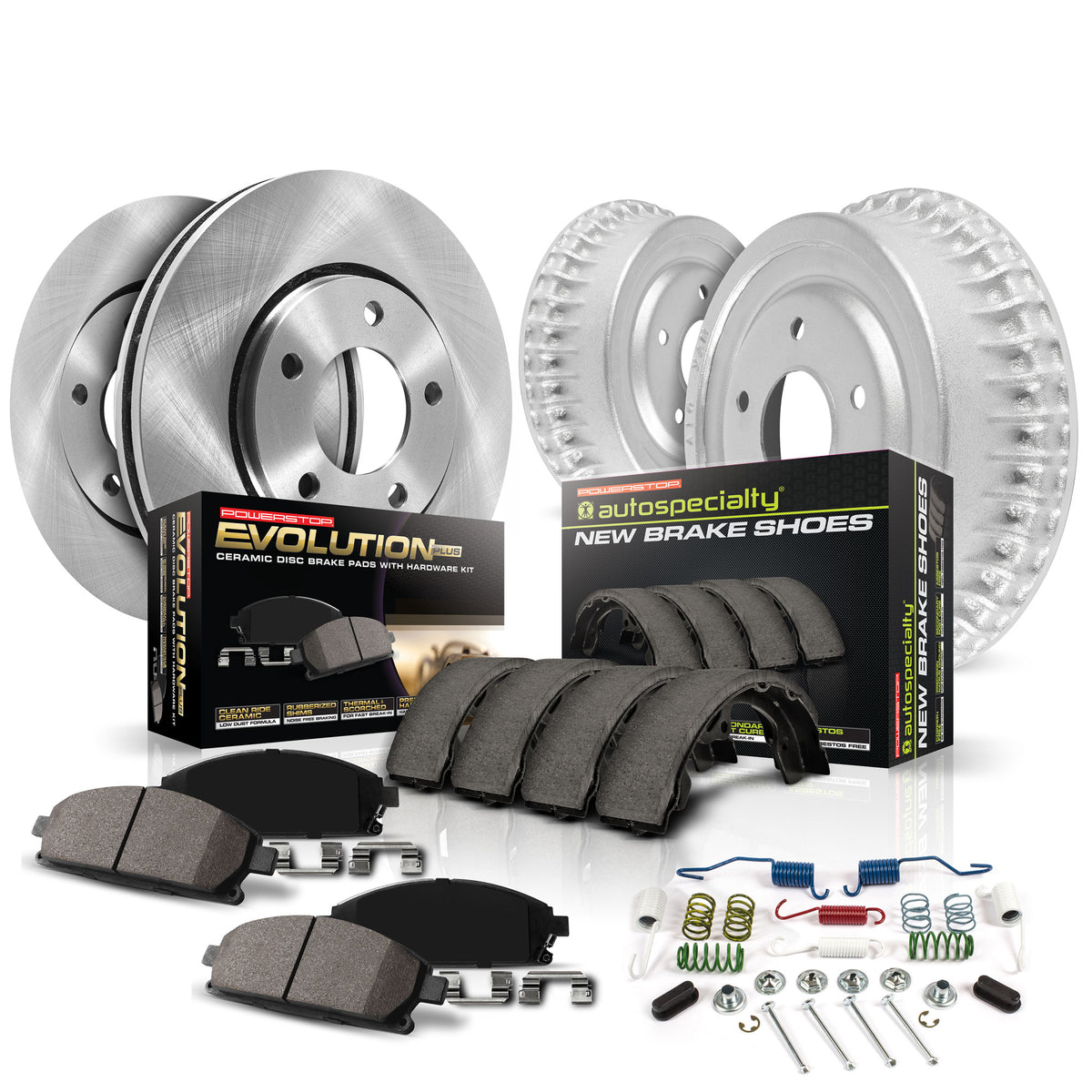 Power Stop 2016 Scion iA Front and Rear Autospecialty Brake Kit