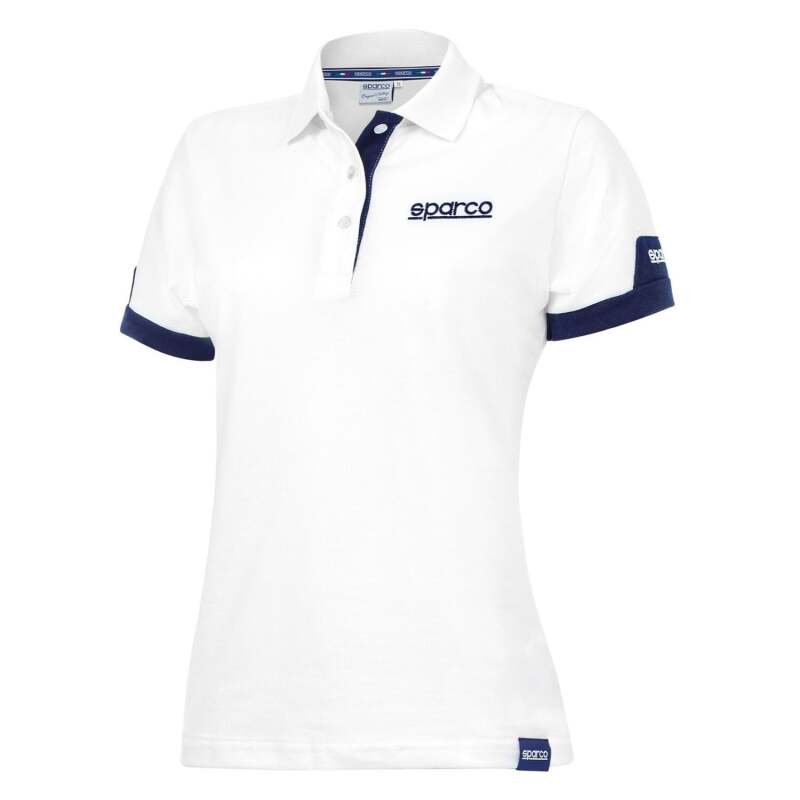 Sparco Polo Lady Corporate SMALL White