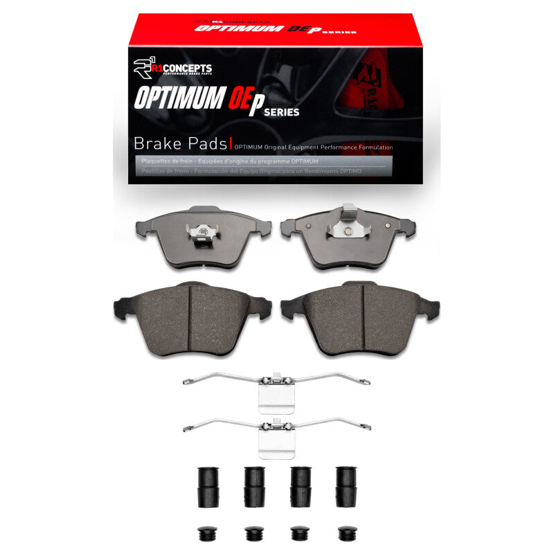 R1 08-11 Saab 9-3 Front Optimum OE Pads & Hardware Kit