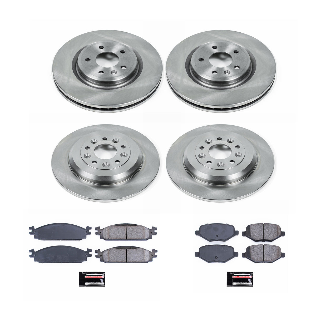 Power Stop 2010 Lincoln MKT Front & Rear Autospecialty Brake Kit
