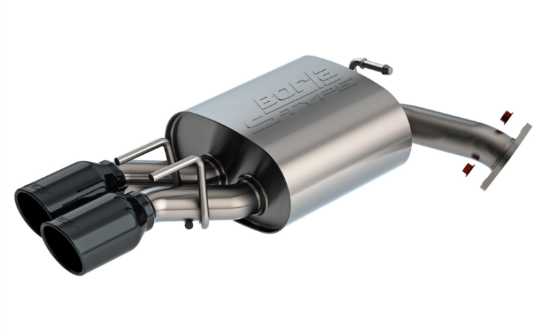 Borla 2025 Toyota Camry SE/XSE AT S-type Axle-Back Exhaust - 3.5in Black Chrome Tips