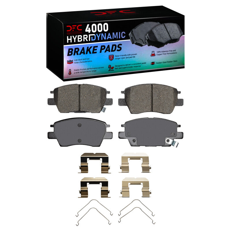 DFC 16-23 Chevrolet Volt Front 4000 HybriDynamic Brake Pads and Hardware Kit