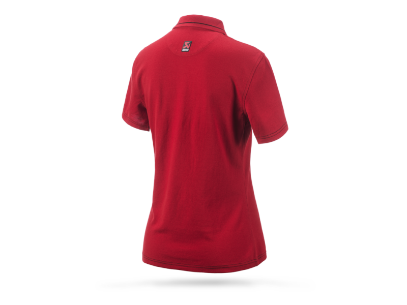 Akrapovic Corpo Polo Red Womens - M