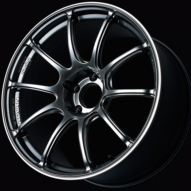 Advan RZII 15x5.0 / +38 Offset / 4x100 / 63mm Bore / Racing Hyper Black and Ring