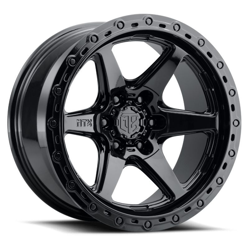 MTX Spitfire 6 Gloss Black 17x9in / 6x135 BP / -12mm Offset / 87.1mm Bore