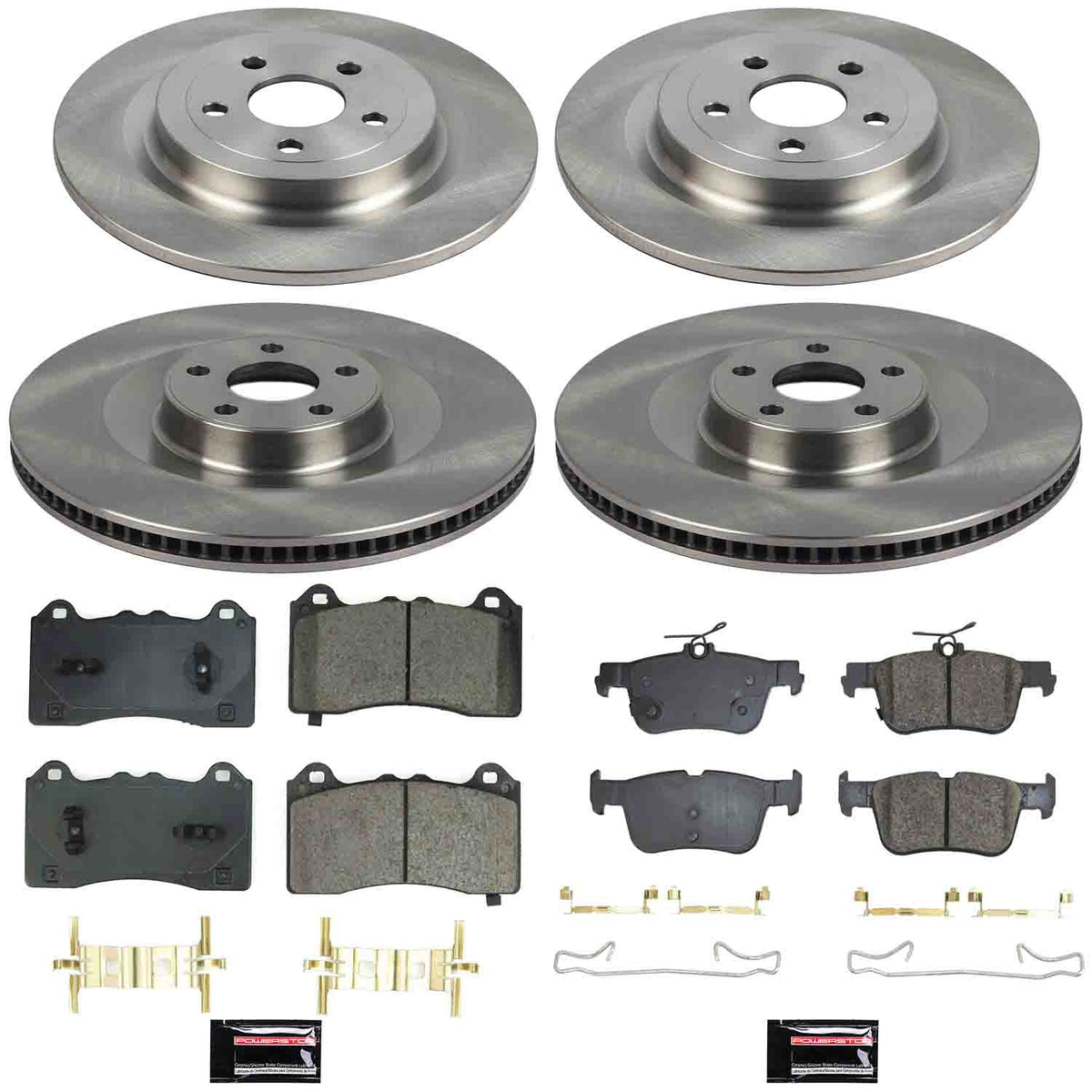 Power Stop 21-24 Ford Mustang Mach-E Front and Rear Autospecialty Brake Kit