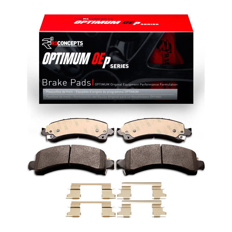 R1 18-20 Chevrolet Express 3500 Rear Optimum OE Pads & Hardware Kit