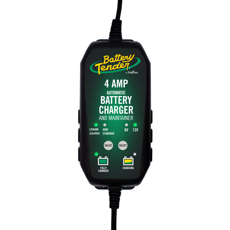 Battery Tender 6V/12V 4A Lead Acid & Lithium Selectable Battery Charger