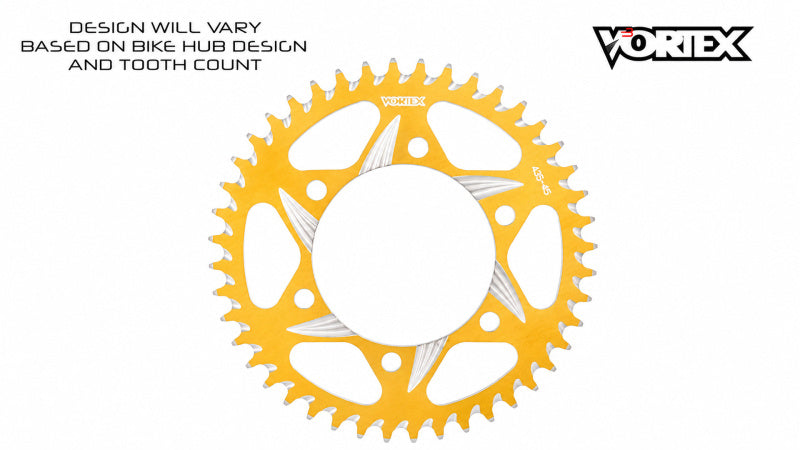 Vortex Racing 50 Tooth 520 Rear Sprocket - Gold