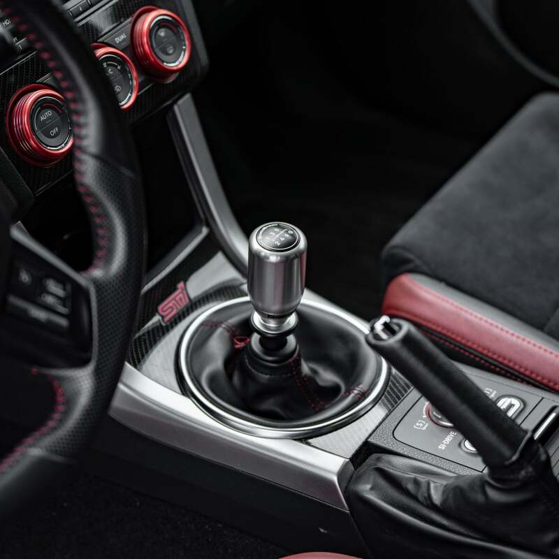 GrimmSpeed Swap-Top Weighted Piston Shift Knob - Stainless Steel
