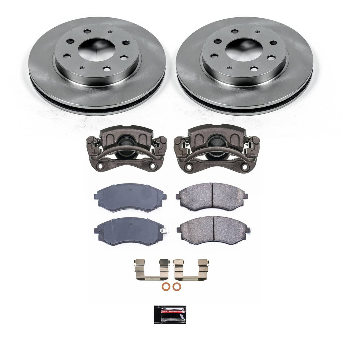 Power Stop 05-06 Hyundai Elantra Front Autospecialty Kit w/Cals