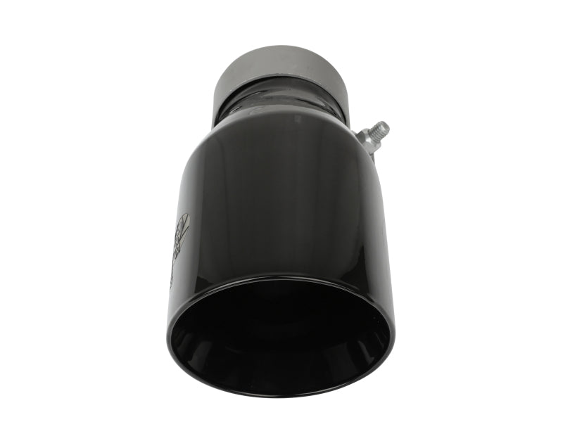 aFe MACH Force-Xp Universal Exhaust Tip 3 IN Inlet x 4-1/2 IN Outlet x 9 IN L- Black Tip