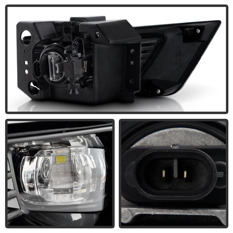 Spyder 21-23 Nissan Armada Full LED OEM Fog Lights w/Switch (FL-NARM2021-LED-C)
