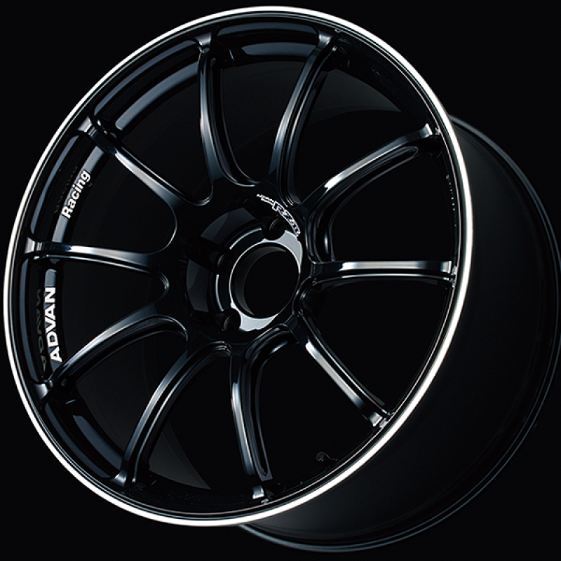 Advan RZII 17x7.5 / +50 Offset / 5x100 / 63mm Bore / Racing Gloss Black and Ring