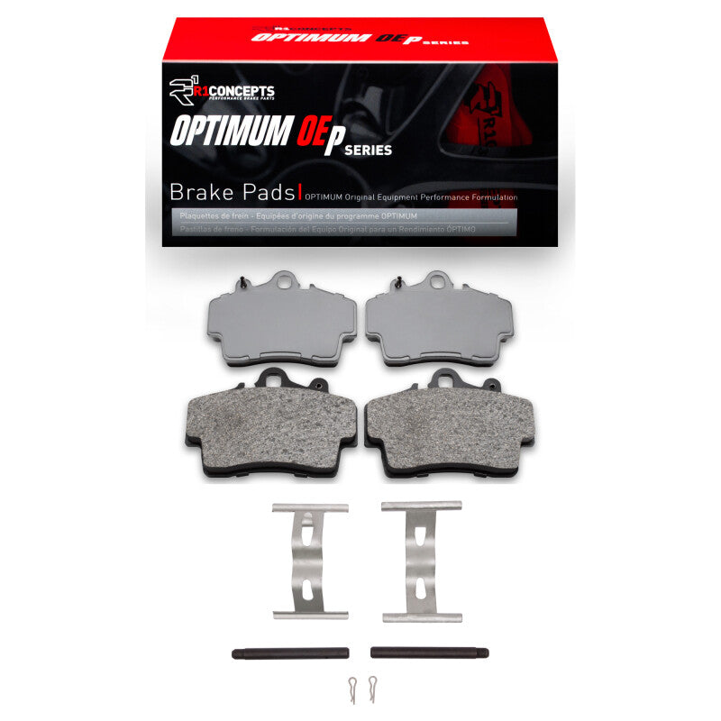 R1 1997-2008 Porsche Boxster Front R1 Optimum OE Pads & Hardware Kit