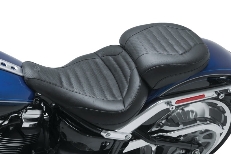 Mustang 18-23 Harley Fat Boy Standard Touring Solo Seat - Black