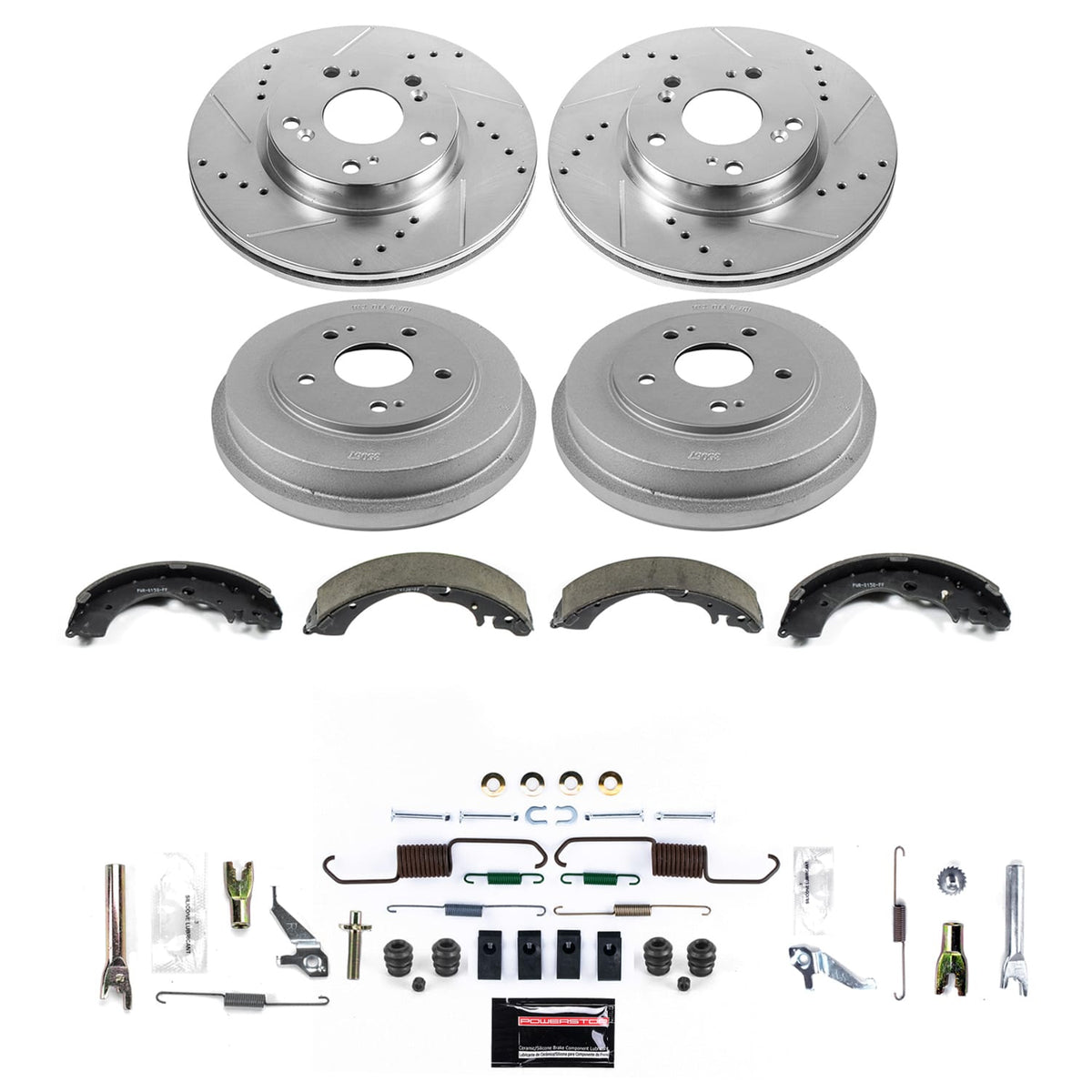 Power Stop 13-14 Honda Fit Front and Rear Z26 Street Brake Kit