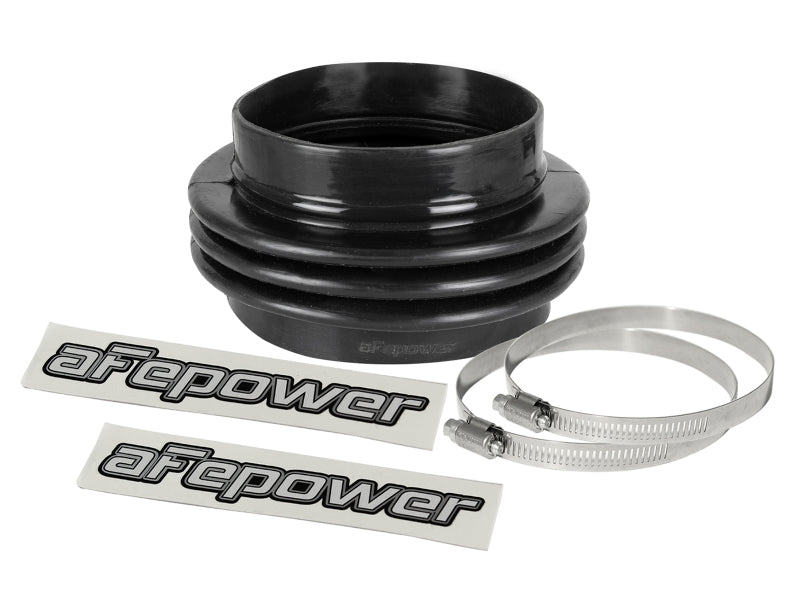 aFe Magnum FORCE Intake Coupling Kit (5 IN ID to 4-1/2 IN ID x3-1/4 IN L) Straight Bellow- Black