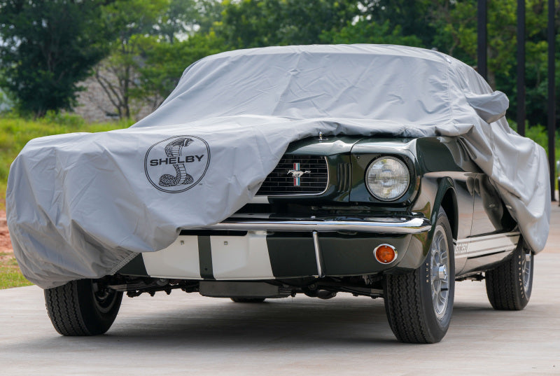 Covercraft 15-21 Ford Mustang  Custom Weathershield Hp Car Cover w/ Blk  Snake Medallion Logo